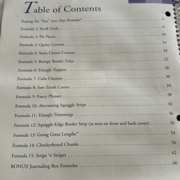 Scrapbooking Fast Formulas bonus Journaling Box Section 15 layout methods - Picture 2 of 6